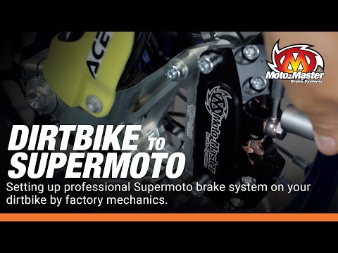 Dirtbike to Supermoto... upgrading to Supermoto spec with a Moto-Master Flame Supermoto Racing Kit