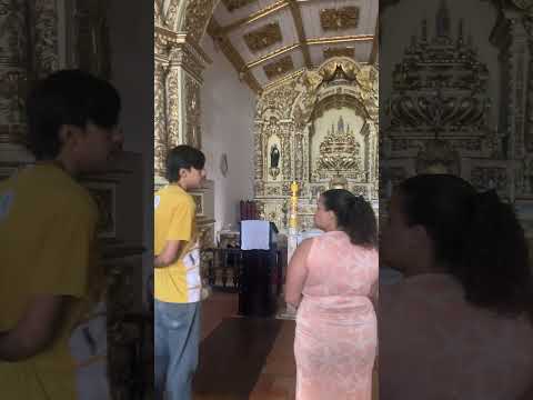 #turismo , parte interna da igreja da cidade de Tomar do Geru SE…
