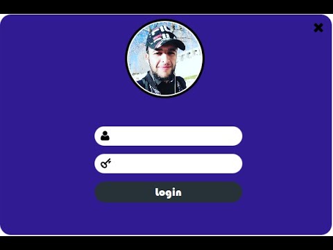 Round Image With Login Using JavaFX Design UI