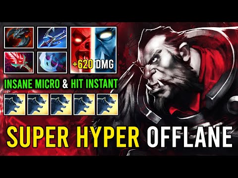 How to Hyper Offlane Carry Lycan with 620 Damage Per Hit Instant Delete Dota 2