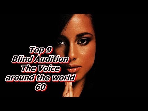 Top 9 Blind Audition (The Voice around the world 60)