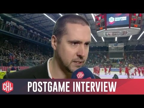 Postgame interviews: Mountfield HK vs Djurgården Stockholm