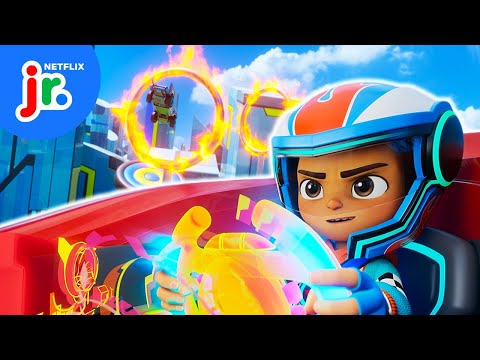 Baja Jump Truck Challenge! 🔥 Hot Wheels Let's Race | Netflix Jr