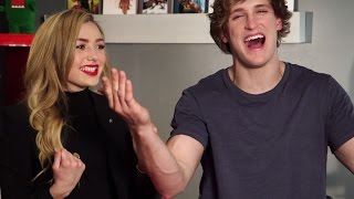 Logan Paul & Peyton List Take Pop Culture Pop Quiz