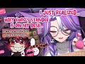 Michi curious why Kuro standee is on her desk