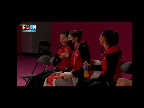 Brian Yang (CAN) vs Toby Penty (ENG)-July 2022 Commonwealth Games Team Event