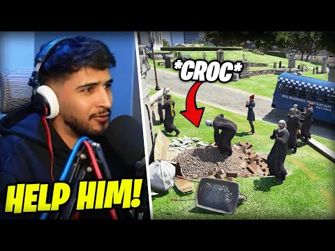 AJ & PD Goes Undercover to Save Croc From Being Buried By CG! | Prodigy RP | GTA RP