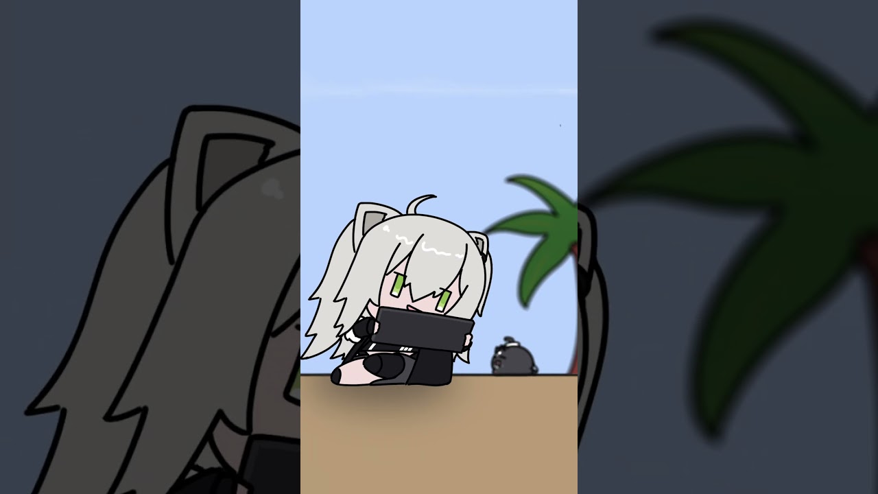 ライオンとミサイル　【手書き動画切り抜き　/　獅白ぼたん /　ホロライブ】