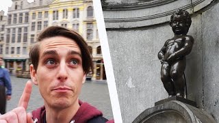 THE MOST FAMOUS STATUE IN BRUSSELS? (Brussels, Belgium)