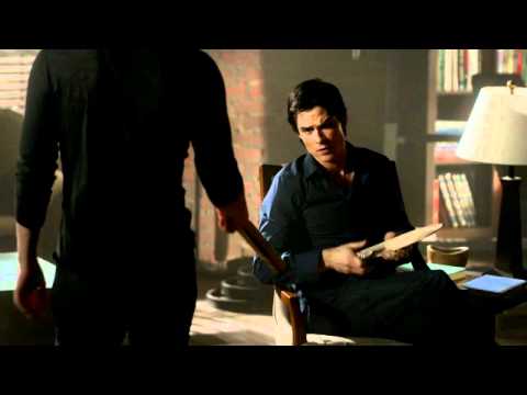 The Vampire Diaries 3x18 ** Best Scene [#1] ** | Damon/Elena - Stefan & Alaric Make Stakes |