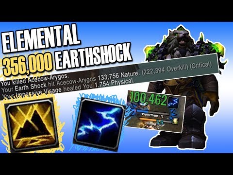 🤠356K EARTHSHOCK, 100K LIGHTNING WTF?! - ELEMENTAL SHAMAN PvP