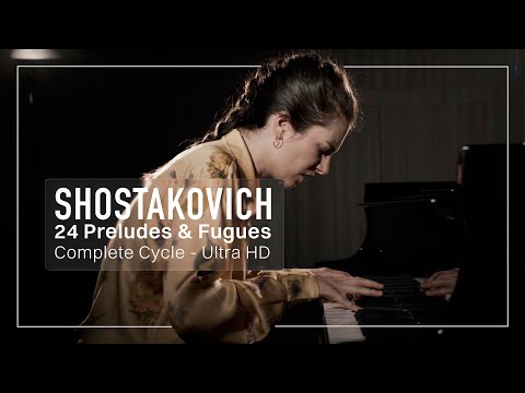 Shostakovich: 24 Preludes and Fugues, Op. 87 Complete Cycle | Sofia Sacco (Piano) ULTRA HD