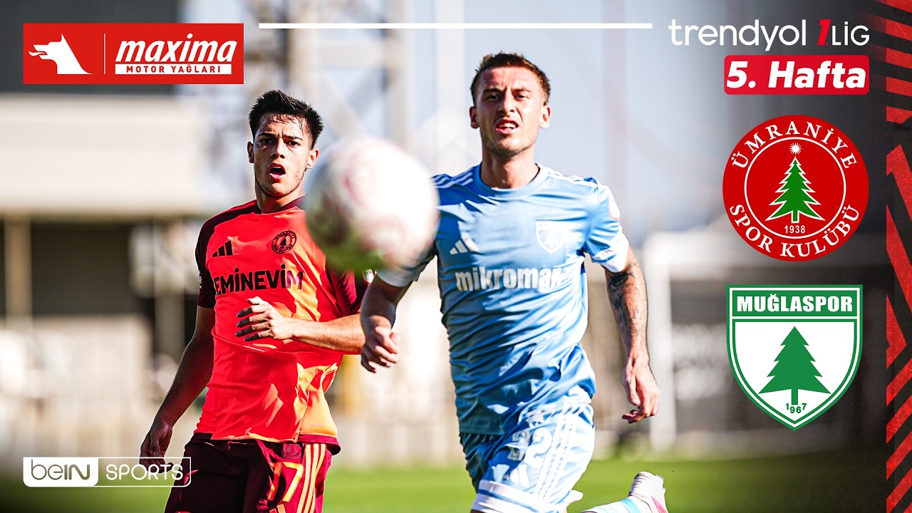 Ümraniyespor vs. Muğlaspor | Week 5 Match HIGHLIGHTS | Trendyol 1. Lig - 2026/27