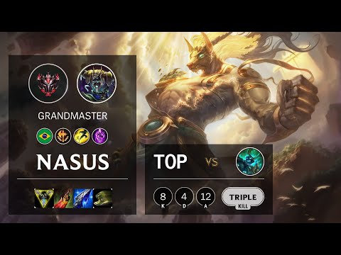 Nasus Top vs Hecarim - BR Grandmaster Patch 10.19