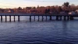 preview picture of video 'Rhode Island Spring Striper Fishing RI Striped Bass Fishing Barrington Bridge'