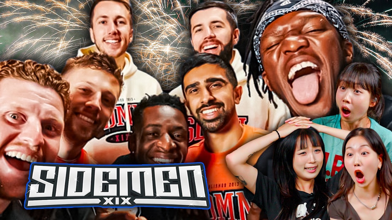 Korean Girls React To Clips That Made **SIDEMEN**  Famous | 𝙊𝙎𝙎𝘾