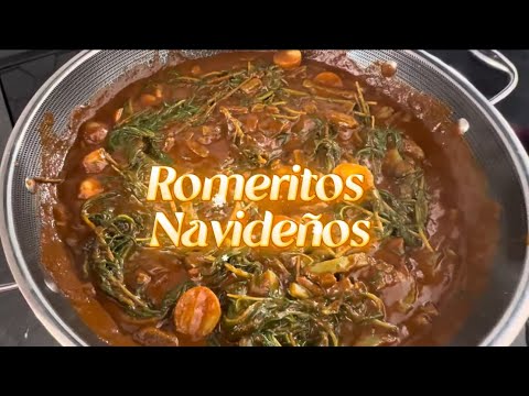 Romeritos Navideños en Mole - Traditional Mexican Christmas Dish