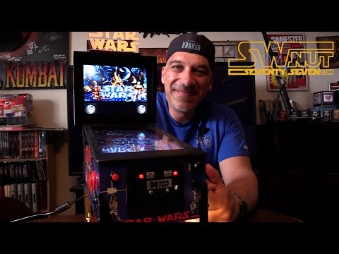 Custom Made 1/4 Scale Mini Star Wars Pinball Table Review - Starwarsnut77