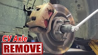 Part1: LINCOLN Mkx/FORD Edge 3.7L  Quick Procedure  How to Remove Right Side Cv-Axle