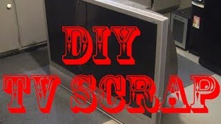 Scrapping a free rear projection TV