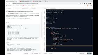 YouTube video 'Leetcode 2302. Count Subarrays With Score Less Than K - two-pointer sliding window method'