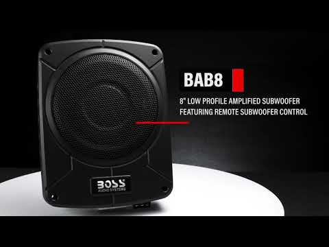 BOSS Audio Systems BAB8 8" 800W Amplified Subwoofer System with Enclosure