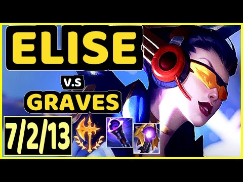 4LAN (ELISE) vs GRAVES - 7/2/13 KDA JUNGLE GAMEPLAY - BR Ranked GRANDMASTER