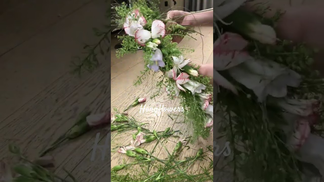 머리에 쓰는 화환 #하노이맛집 #호치민맛집 #홍꽃