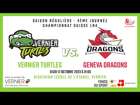 TCHOUKBALL - CHAMPIONNAT SUISSE LNA 2023 - 2024 : Vernier Turtles vs. Geneva Dragons - 12.10.2023