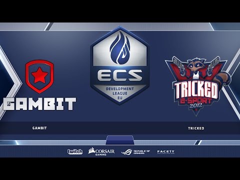 Gambit vs Tricked - Map 1 - Mirage (ECS Season 2 Developmental League)