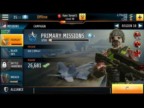 Kill Shot Bravo Region 18=4 Primary Mission Complete