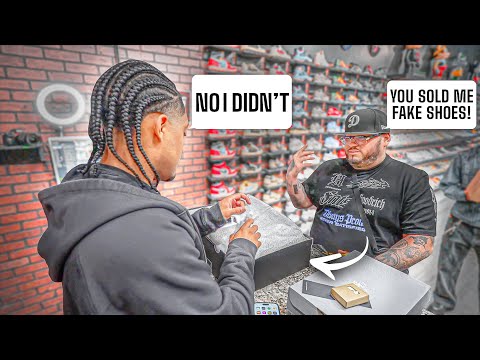 He Thought We Sold Him Fake Sneakers!