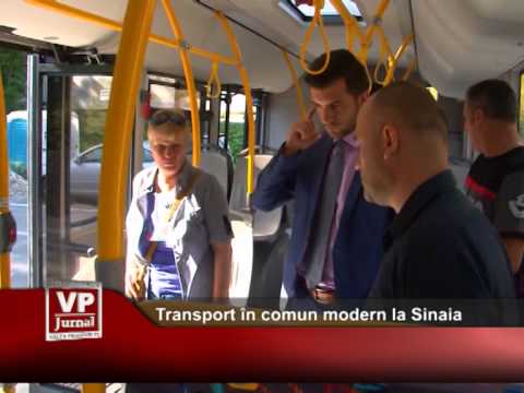 Transport în comun modern la Sinaia