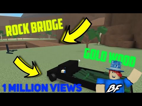 Secret Rock Bridge To Gold Wood! Roblox Lumber Tycoon 2