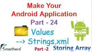 Download the video "#57 Android Tutorial for beginners- Strings.xml Part-2 Java Codes -Make Your Android App Part - 24"