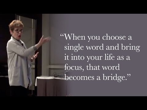Caroline Myss - What word shapes your journey?