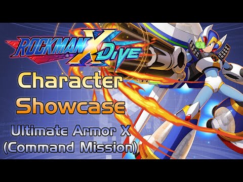 Mega Man X DiVE - Ultimate Armor X (Command Mission) Showcase: Gameplay, Skills, Art, & 3D Model