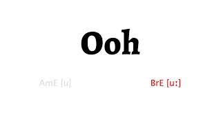 How to Pronounce ooh in American English and British English