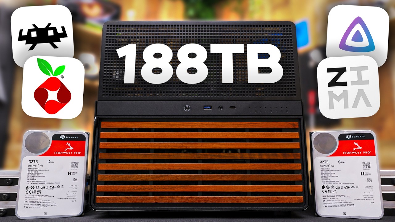 We Built Our First DIY NAS – 188TB Storage