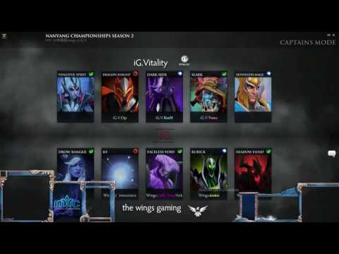 iG.Vitality vs Wings Game 2 - NYC 2016 China - Xyclopz