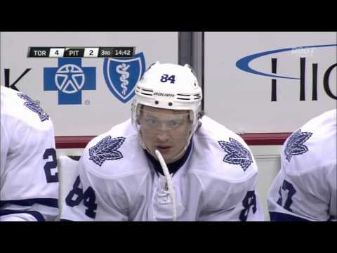 Mikhail Grabovski goal 23 Jan 2013 Toronto Maples Leafs vs Pittsburgh Penguins NHL Hockey