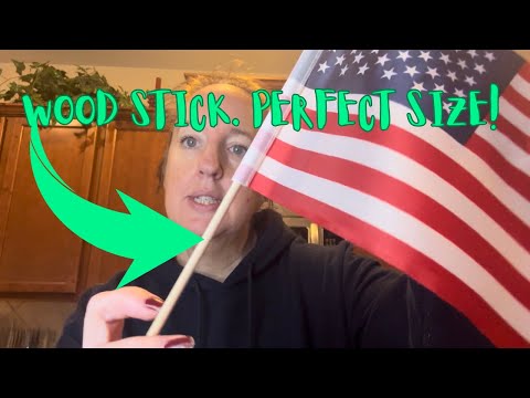 25 Pack Small American Flags on Stick 5x8 Inch/Mini American US Flag (Review)