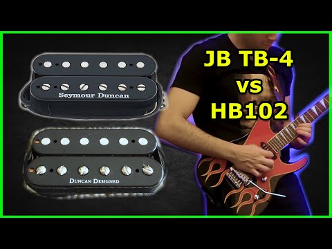 Seymour Duncan JB TB-4 vs Duncan Designed HB 102 - Jackson Dinky DK2