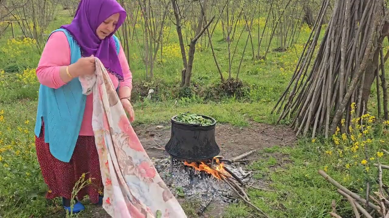 ‼️ 45 YILLIK  KAZAN HAZIRLIĞA BAŞLADIK KADRİYE ABLAYA‼️