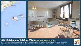 preview picture of video '5 Schlafzimmern 5 Bäder Villa zu verkaufen in Portals Nous, Mallorca, Spain'