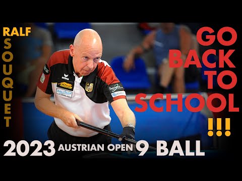 Go back to School! Ralf Souquet v Junior  in 2023 Austrian Open 9 ball