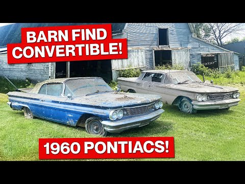Thumbnail for Barn Find Bonneville Convertible! Abandoned 1960 Pontiacs Saved! by Convertible