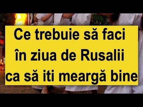 Ce trebuie să faci în ziua de Rusalii ca să iti meargă bine.