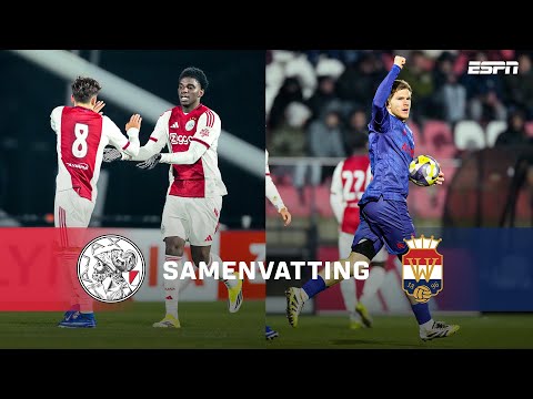 🌟 Abdellah Ouazane schiet de bal SNOEIHARD tegen DE TOUWEN 💥 | Samenvatting Jong Ajax - Willem II