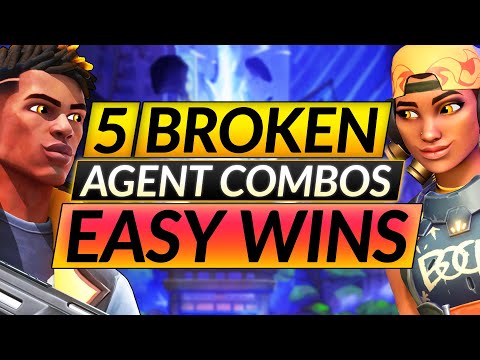 Top 5 MOST BROKEN AGENT COMBOS to ABUSE NOW: Picks to HARD CARRY - Valorant Guide